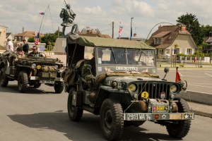 On a croisé de bien chouettes bagnoles sur Colleville Montgomery 