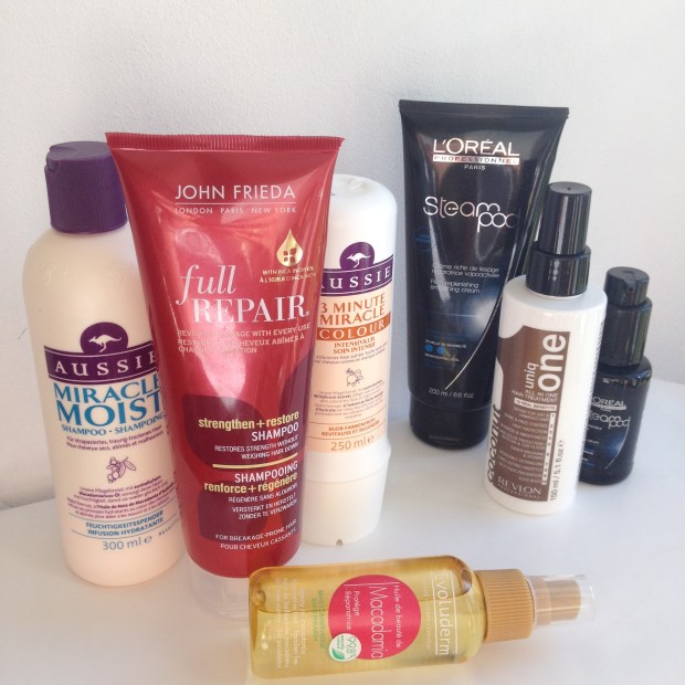 Routine soins cheveux compete