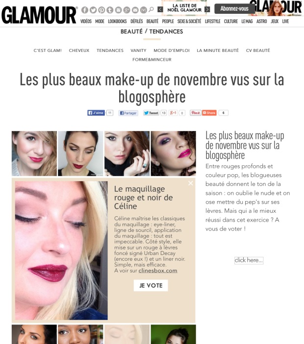 glamour article beaute