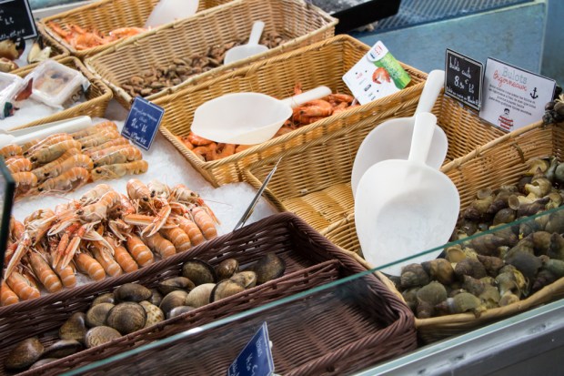 fruits de mer au vivier colleville