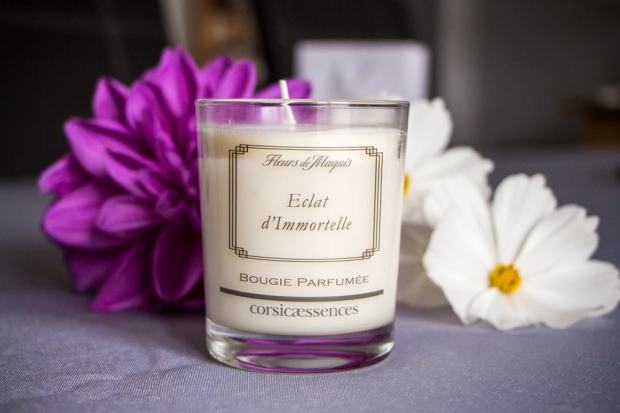 Eclat d'immortel Bougie Fleurs de Maquis