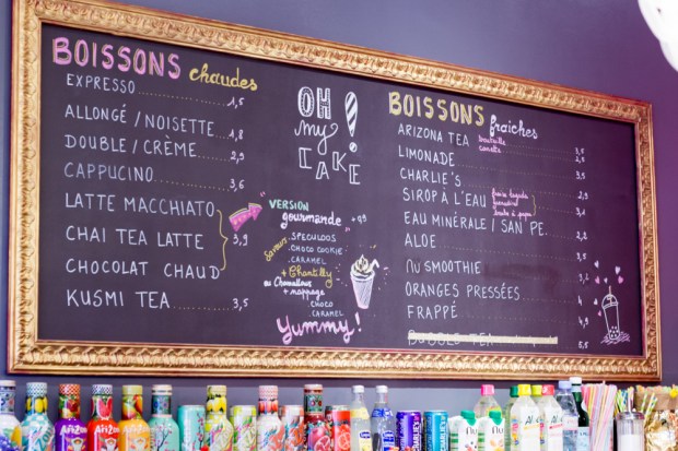 Cam's Cakes Menu Rouen