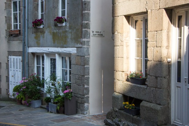 coucher de soleil sur granville