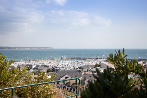 vue sur le port de granville