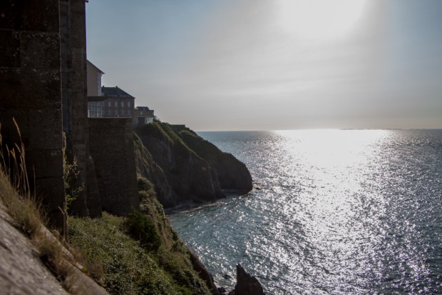 coucher de soleil a granville sud manche