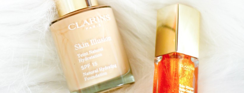 Tentez de gagner le concours Clarins et remporter le nouveau fond de teint Skin Illusion et l’éclat Minute Huile Confort pour les lèvres